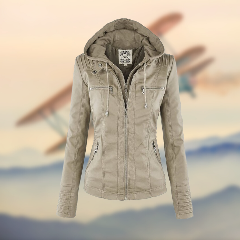 KAROLINE™ The stylish and unique leather jacket