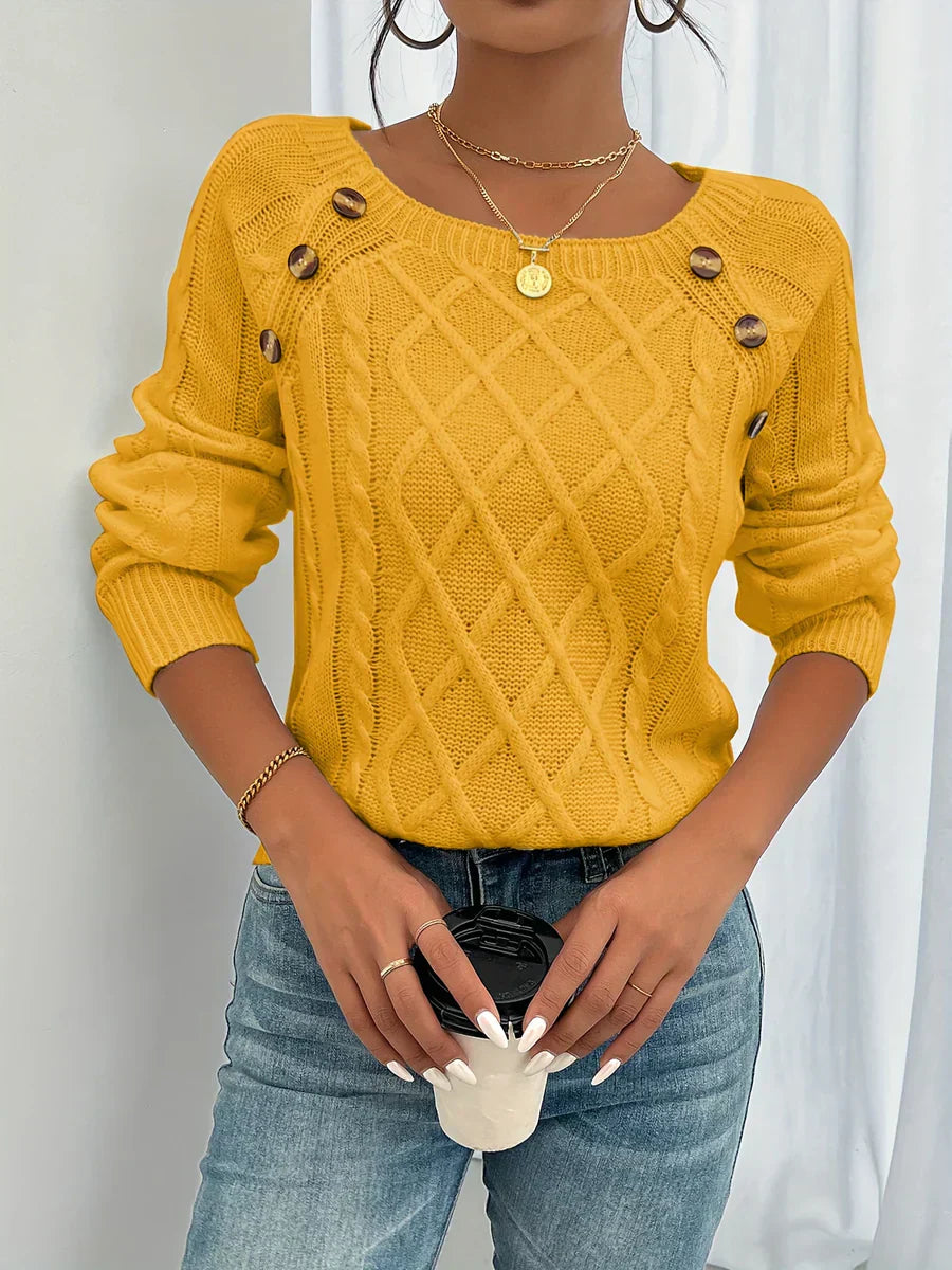 Lotte | Luxury Straight Cable Winter Sweater