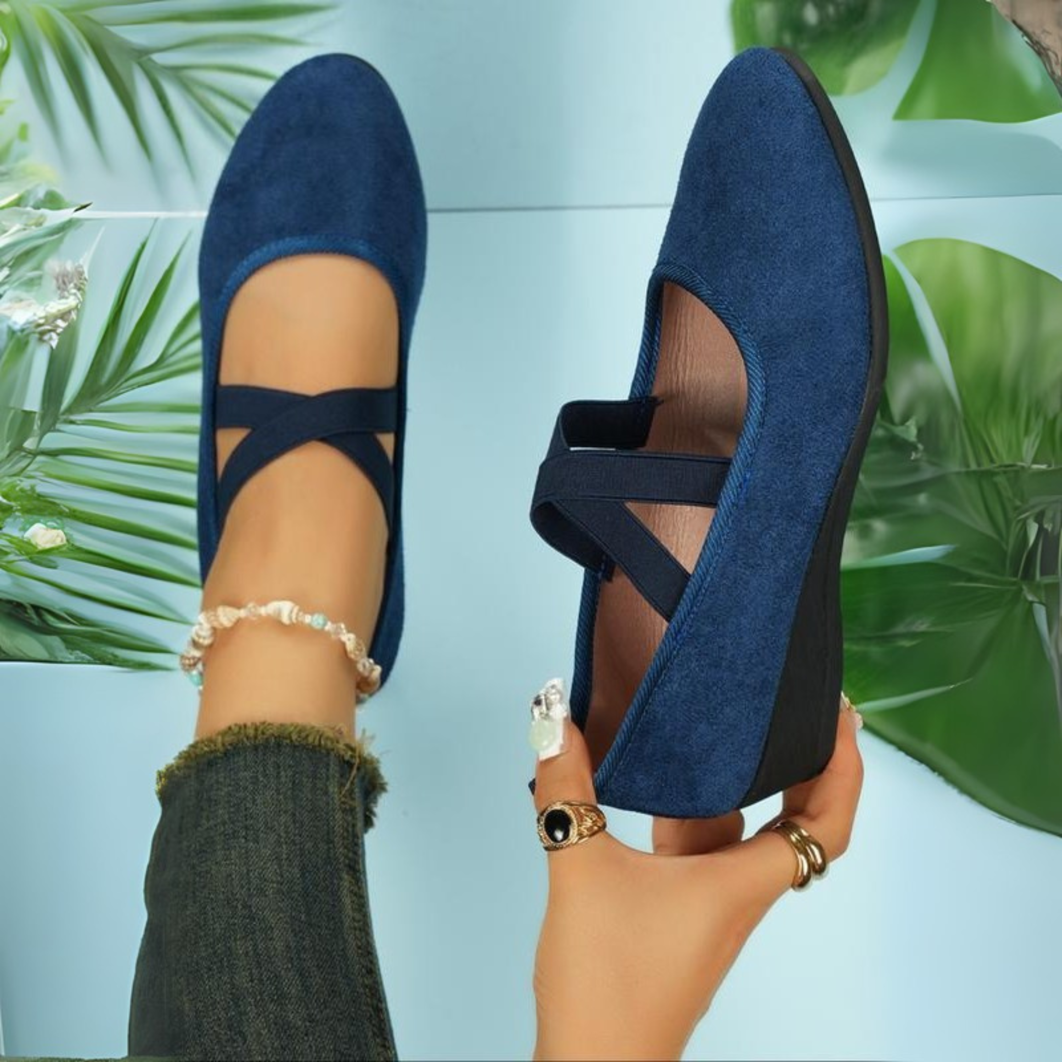 Closed Wedge Heels