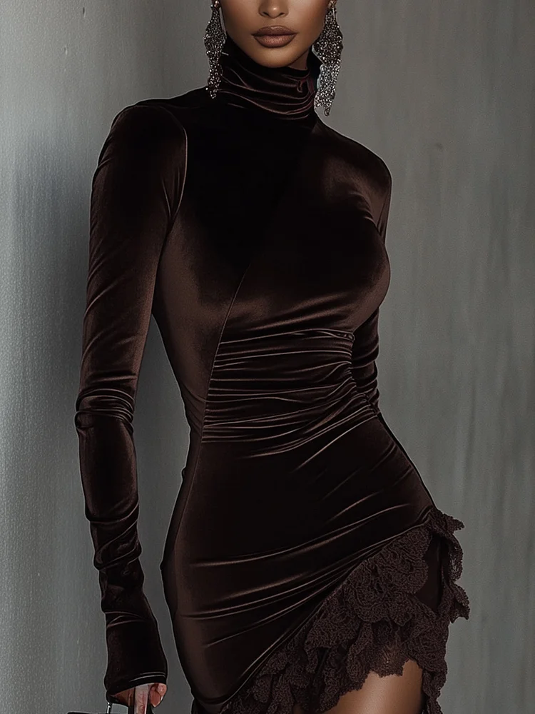 Chiara™ | Mini Velvet Dress