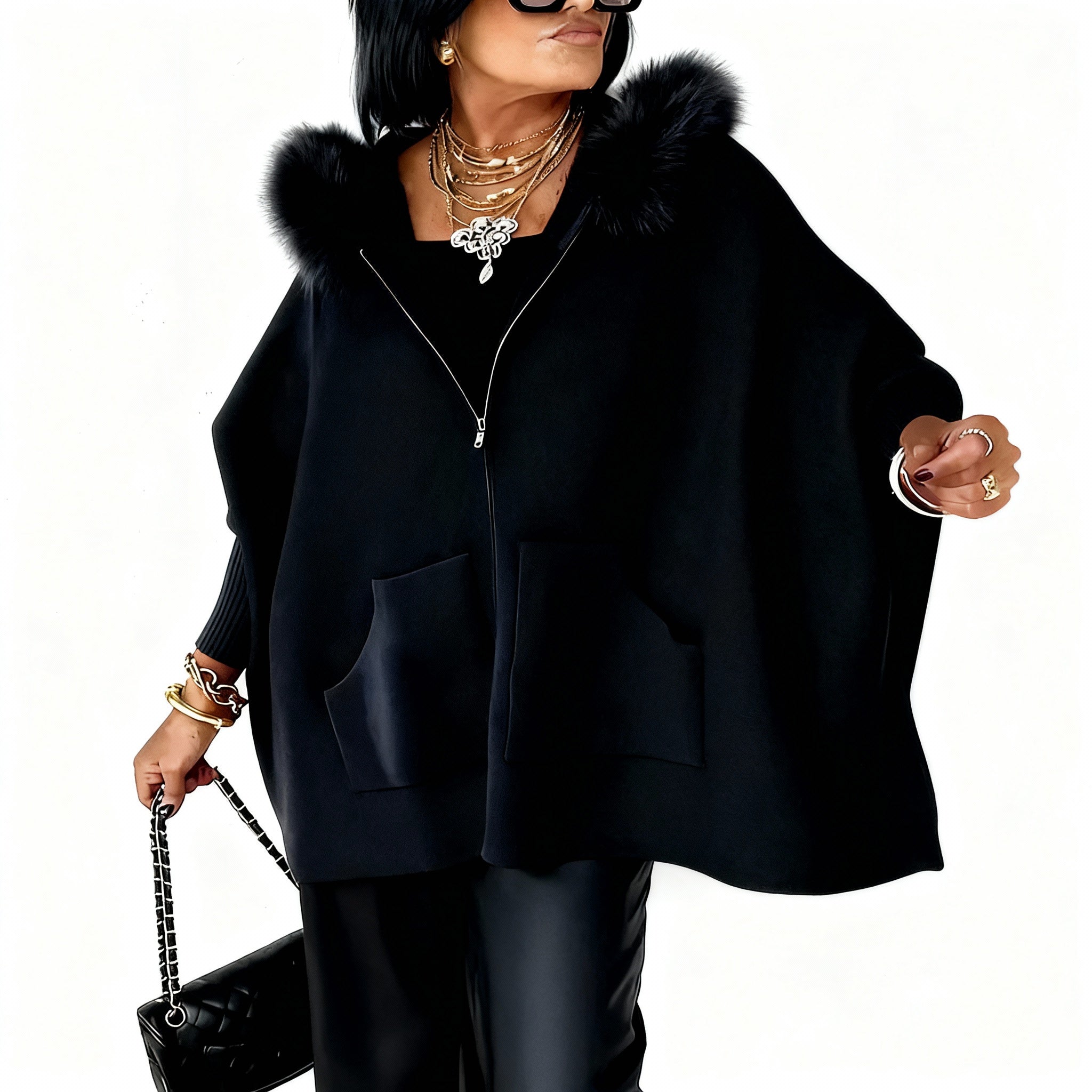 Maria Cape Warm Elegance For Winter