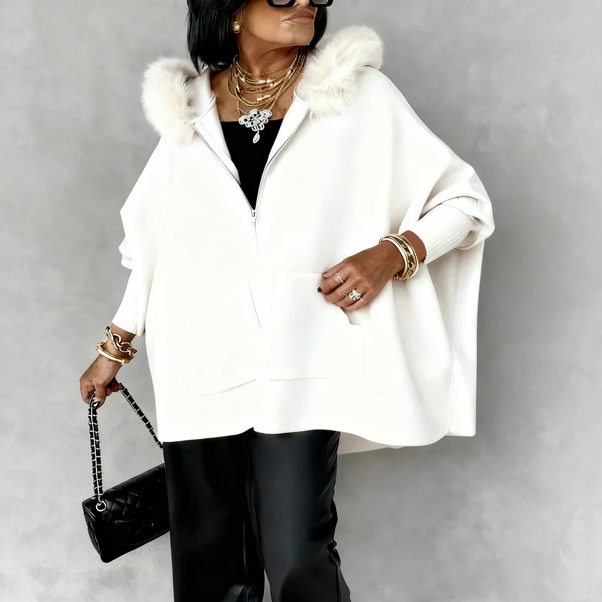 Maria Cape Warm Elegance For Winter