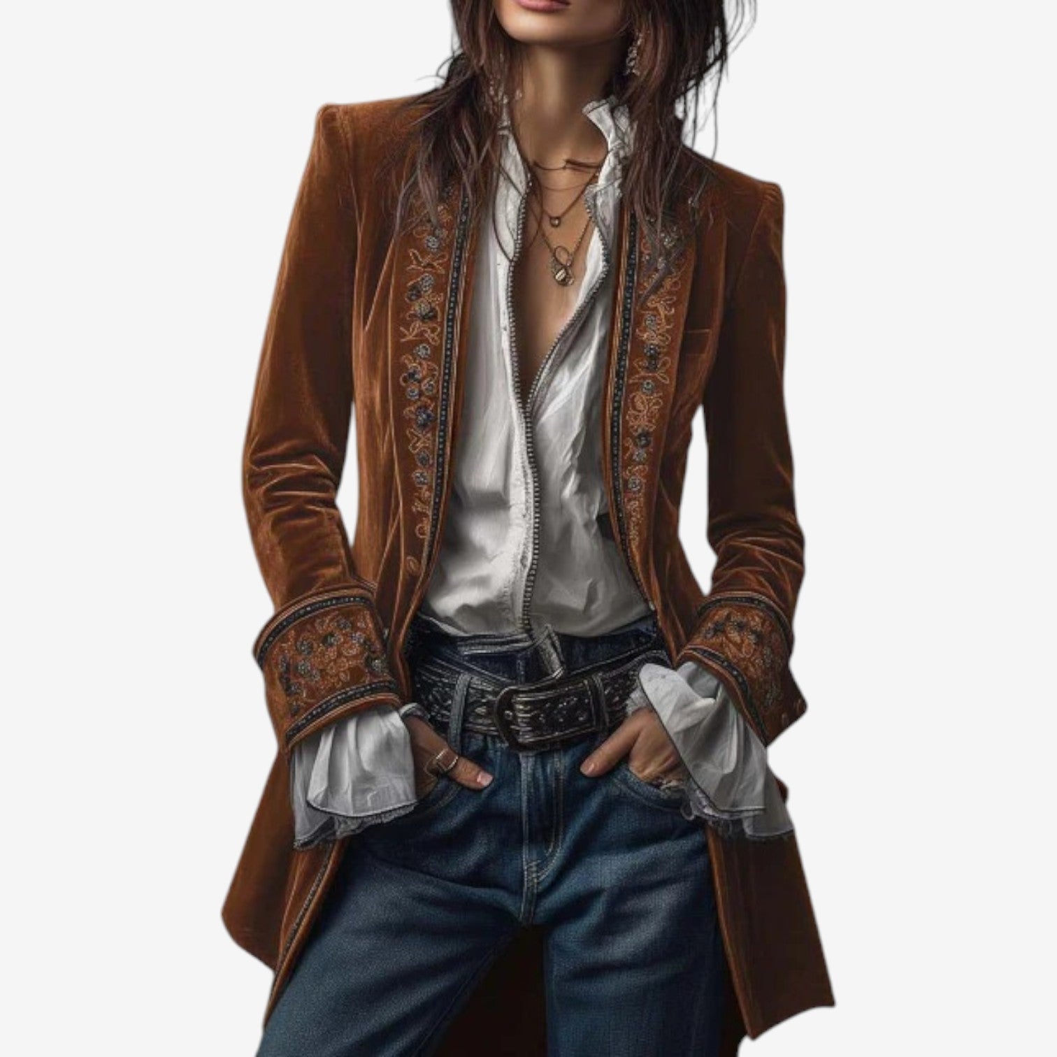 Ramousse™ | Embroidered Blazer