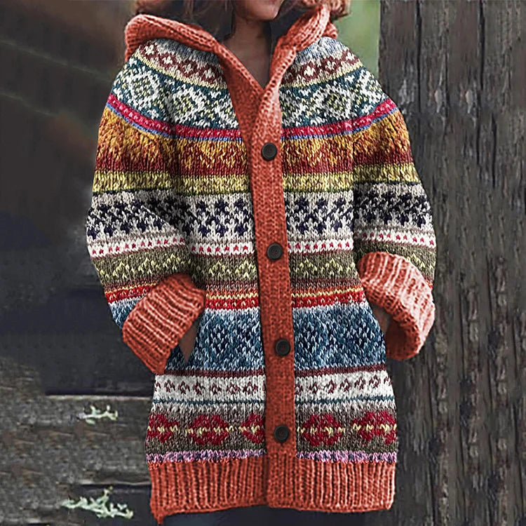 Valentina™ - Knitted cardigan in wool