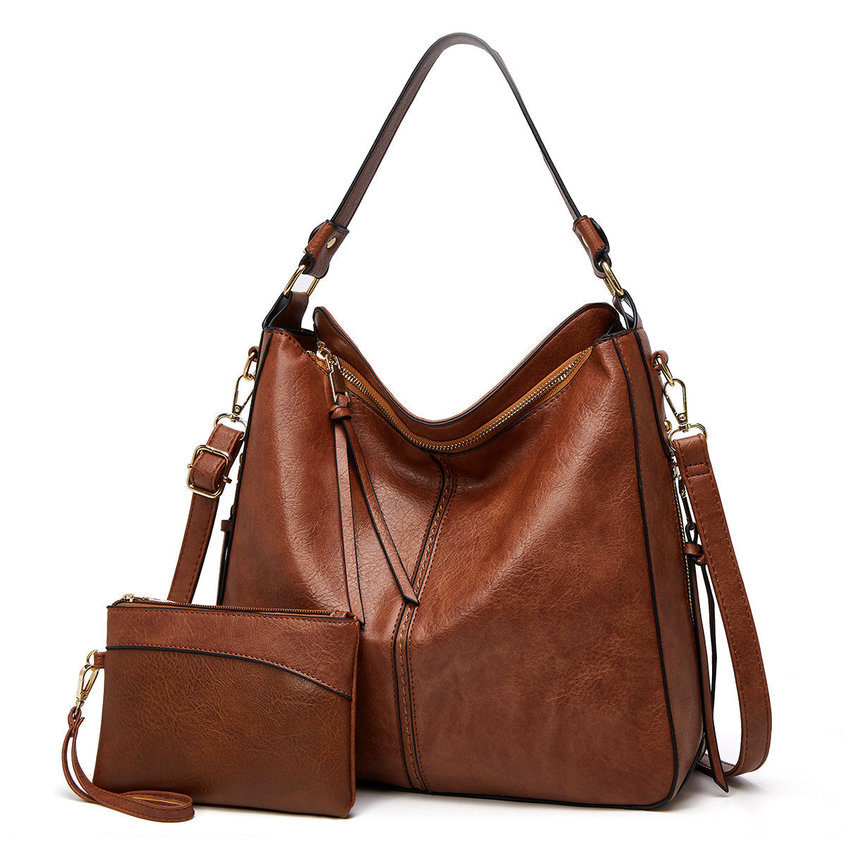 Luna™ - Elegant and spacious leather bag