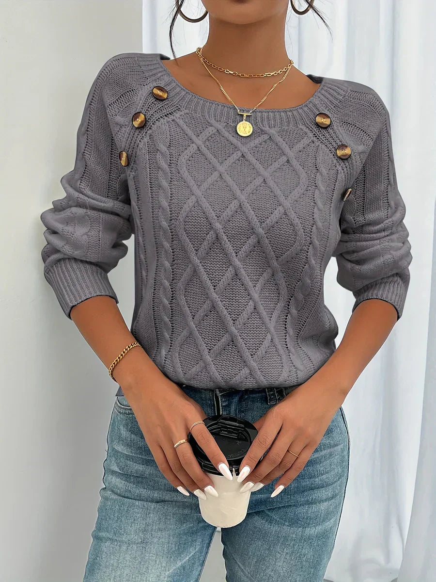 Lotte | Luxury Straight Cable Winter Sweater