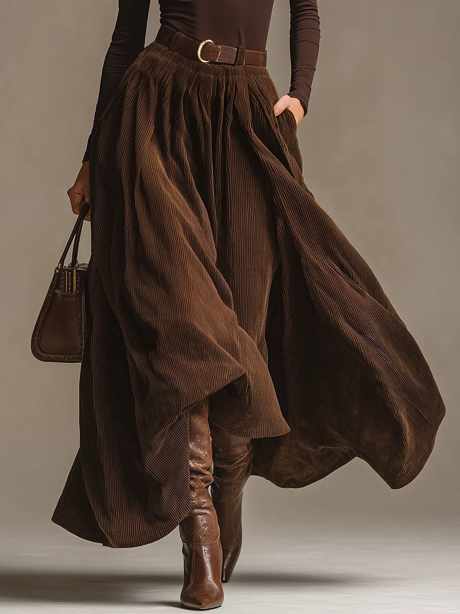Aveline™ | Two-Piece Set (Turtleneck & Maxi Skirt)