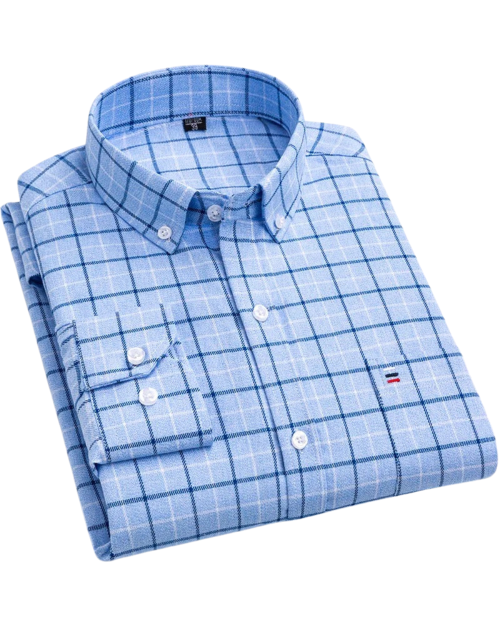 Striped Check Cotton Shirt