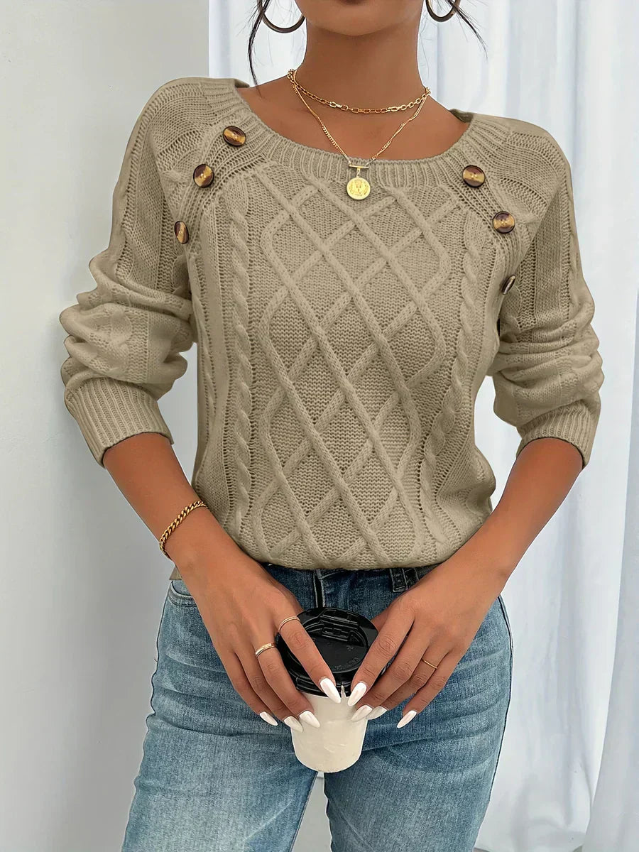 Lotte | Luxury Straight Cable Winter Sweater