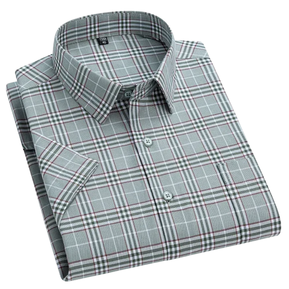 Short-Sleeve Cotton Shirt