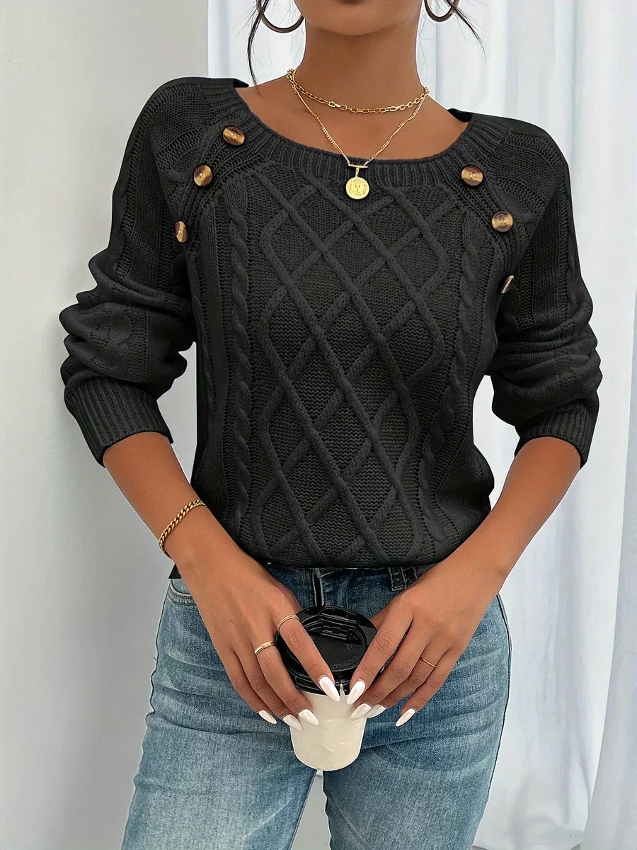 Lotte | Luxury Straight Cable Winter Sweater