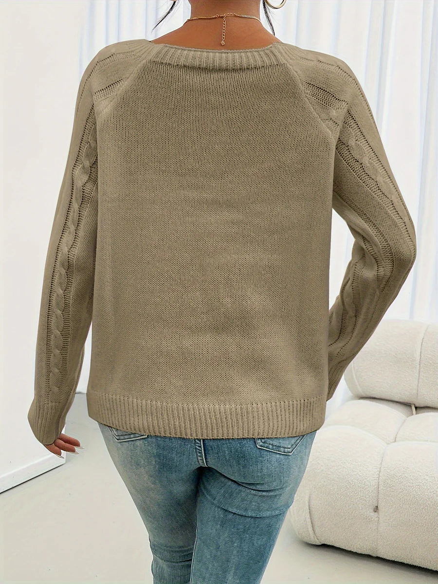 Lotte | Luxury Straight Cable Winter Sweater