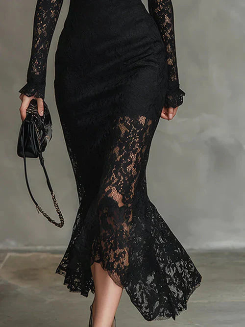 Daria™ | Elegant maxi dress with ties