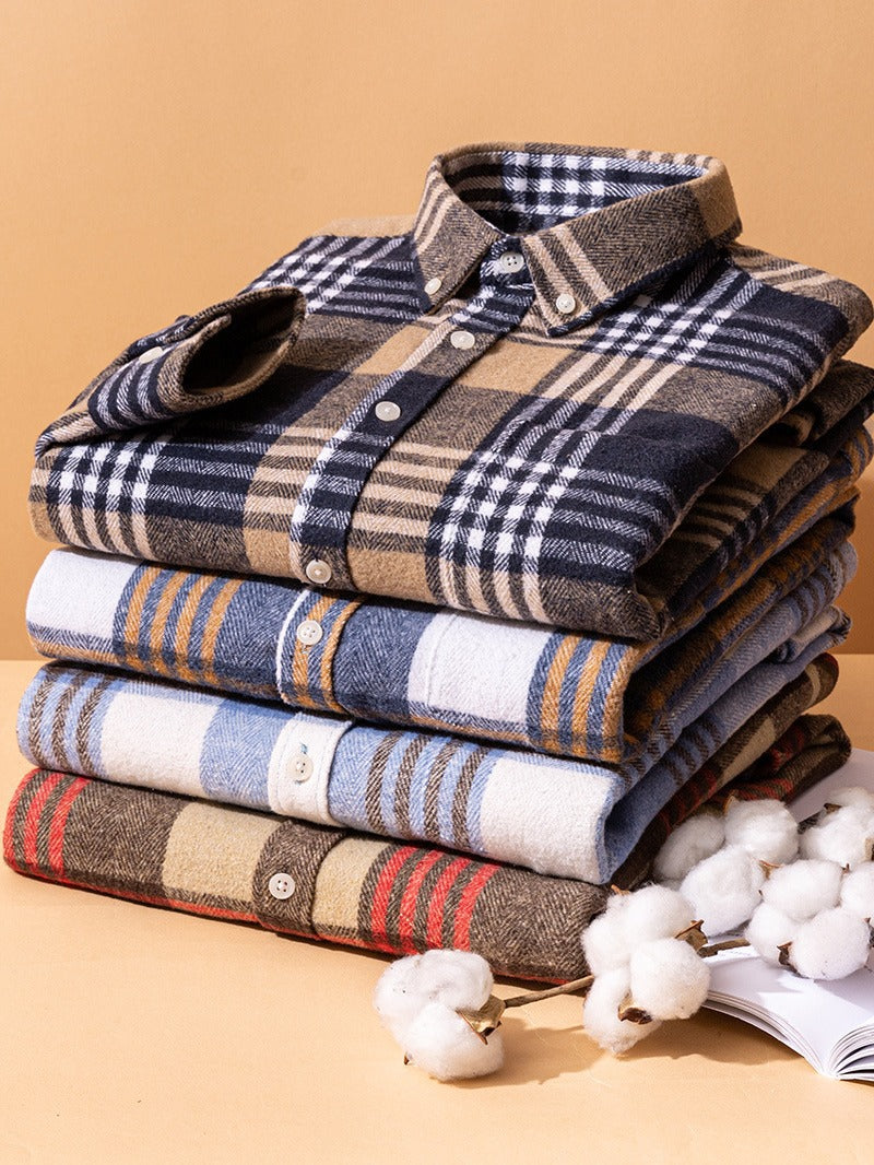 Checked Cotton Shirt