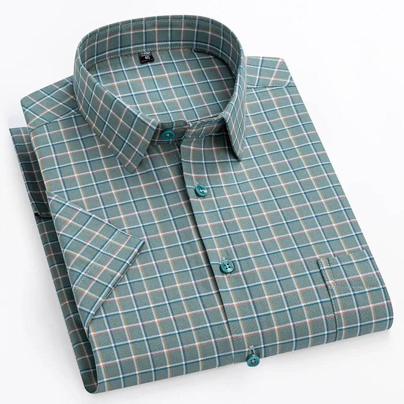 Short-Sleeve Cotton Shirt