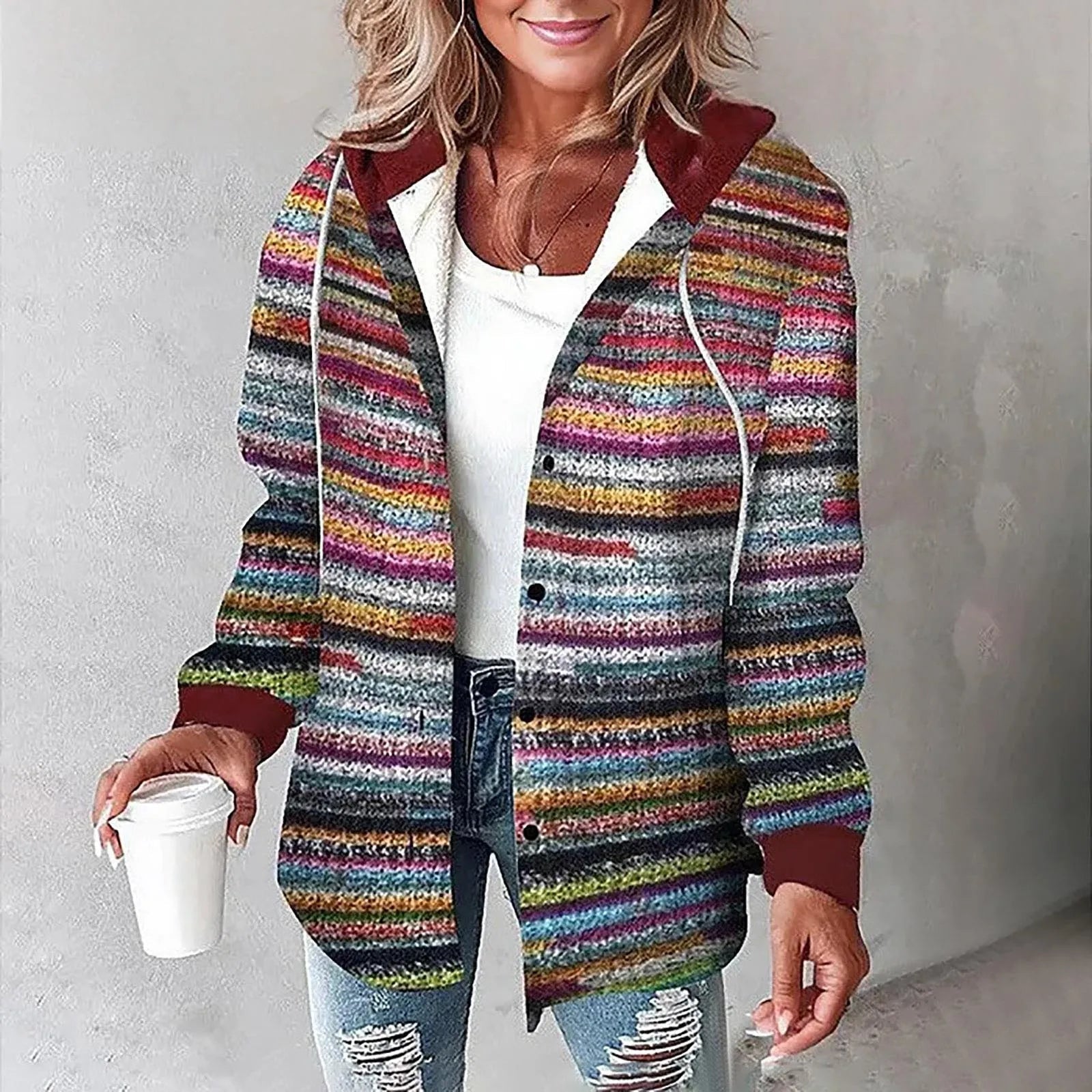 Martina™ | Women's Mesh Button Placket Jacket