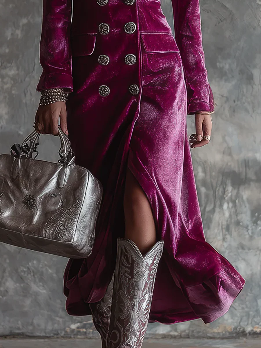 Victoria™ | Velvet Blazer Dress