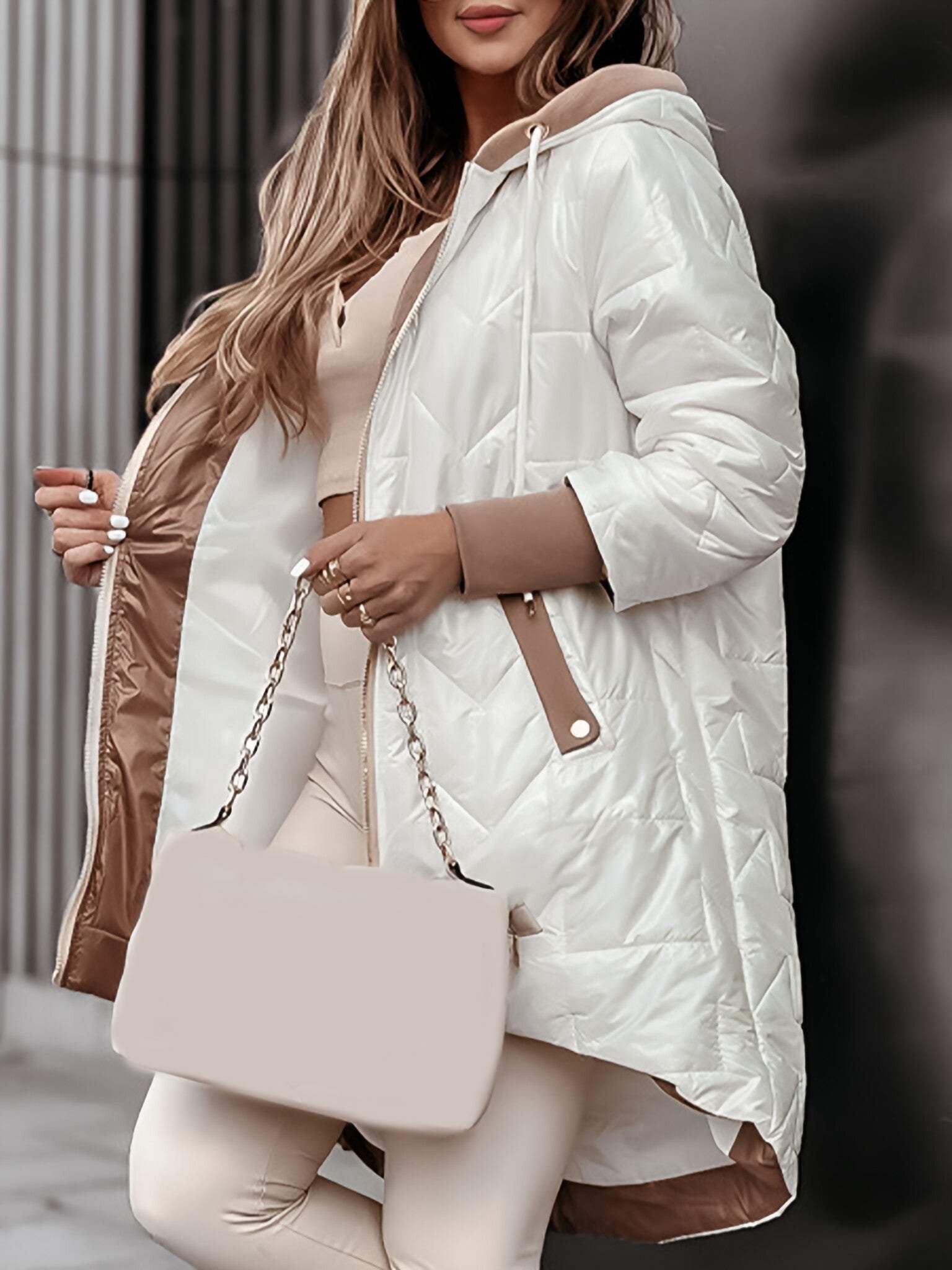 Elisa | Warming Hooded Coat
