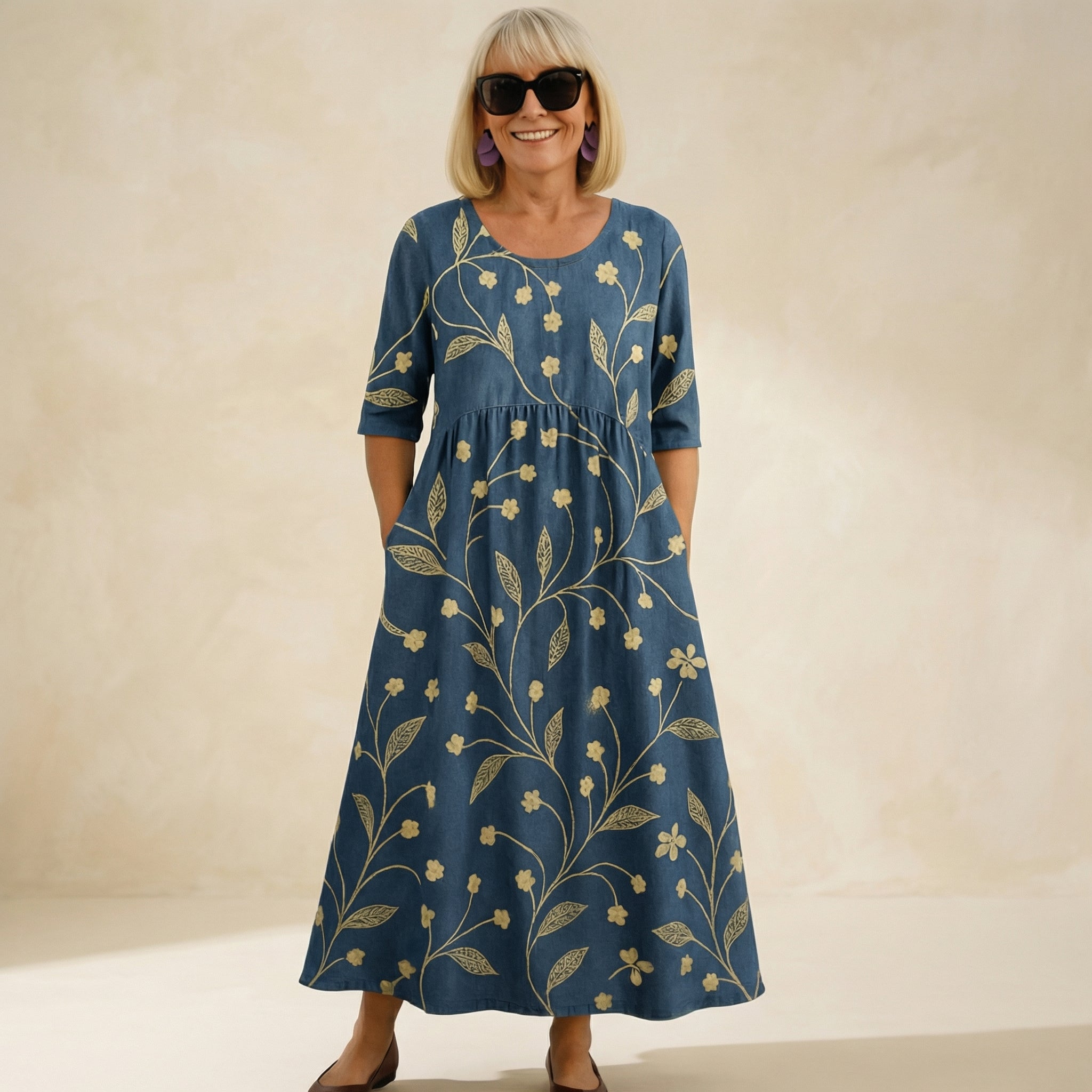 Lily | Midi Dress - Effortless Comfort