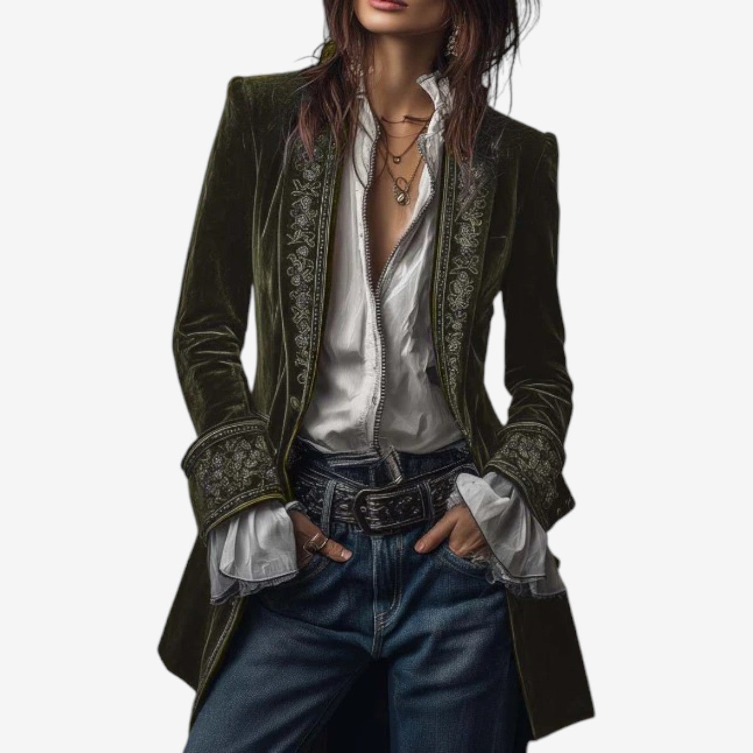 Ramousse™ | Embroidered Blazer