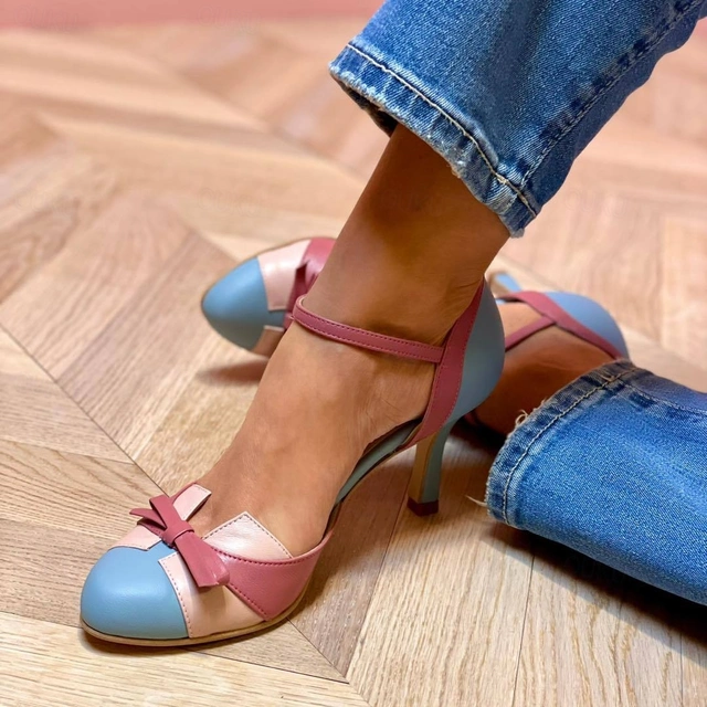 Mariana | Elegant Color-Blocked High Heel Shoes